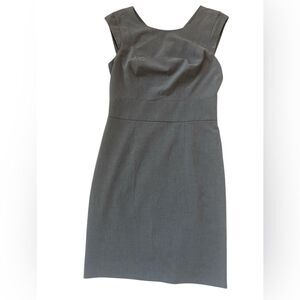 The Limited Grey Sleeveless Sheath Knee Length Dress